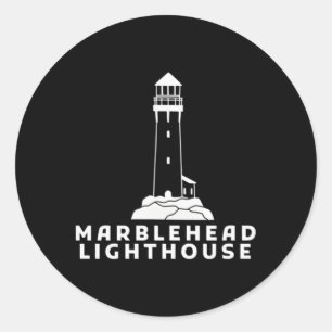 Sticker Rond Marblehead Lighthouse