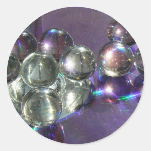 Sticker Rond Marbres merveilleuses