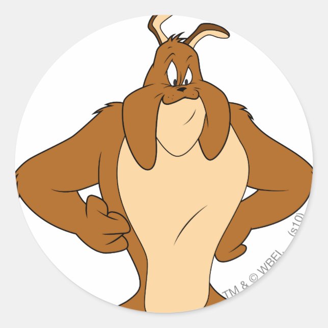 Sticker Rond Marc Antony Happy (Devant)