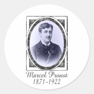 Sticker Rond Marcel Proust