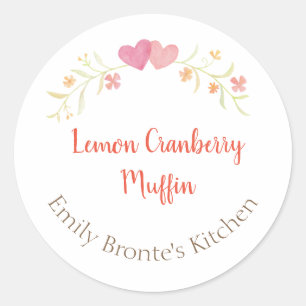 Sticker Rond Marchandises faites maison Preserve Chandelle arti