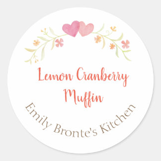 Sticker Rond Marchandises faites maison Preserve Chandelle arti