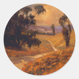 Sticker Rond Marche II de l'après-midi