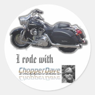 Sticker Rond Marcher le long de l'autocollant