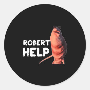 Sticker Rond Marcus Le Ver Meme Graphiques Drôles Vrchat Robert