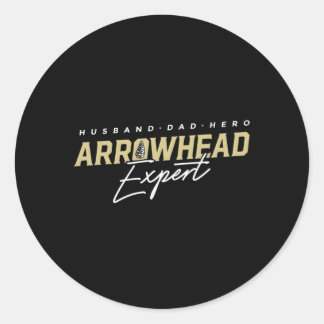 Sticker Rond Mari papa Arrowhead Expert Hero Arrowhead Collec