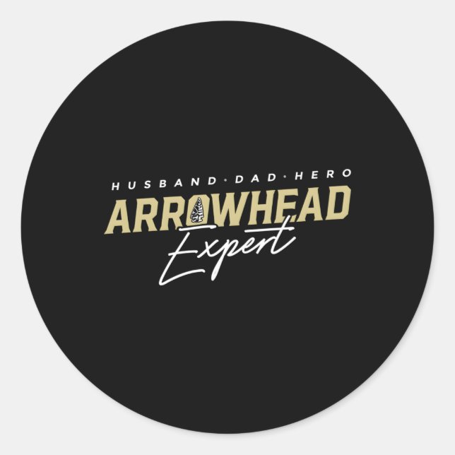 Sticker Rond Mari papa Arrowhead Expert Hero Arrowhead Collec (Devant)
