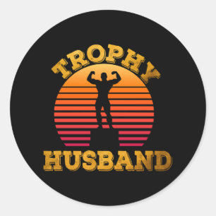 Sticker Rond Mari Trophée