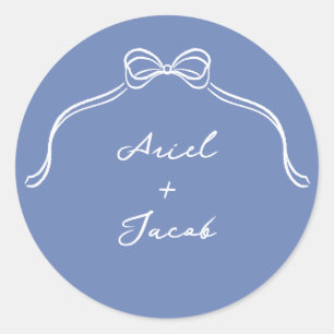 Sticker Rond Mariage