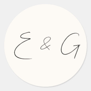 Sticker Rond mariage
