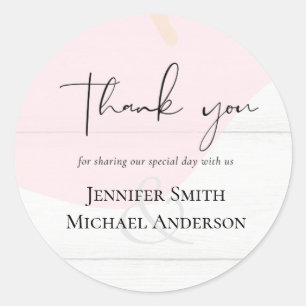 Sticker Rond Mariage Abstrait moderne scandinave japonais