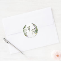 Mariage aux Initiales de la Forêt Rustique de la C