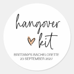 Sticker Rond Mariage Bachelorette Fête des poules Fête de la nu