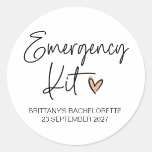 Sticker Rond Mariage Bachelorette Fête des poules Fête de la nu