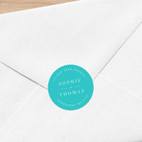 Mariage de couleur modifiable Adresse de retour mo