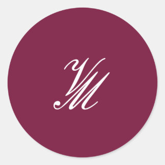Sticker Rond Mariage de fleurs brillantes