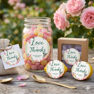Sticker Rond Mariage Élégant