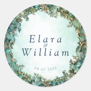 Sticker Rond Mariage Eternal Grace Elven