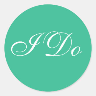 Sticker Rond Mariage Inviter Mountain Meadow