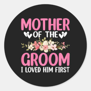 Sticker Rond Mariage Jour Mariage Mère De La Salle J'Ai Aimé Sa
