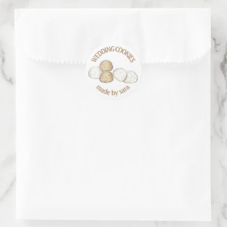 Sticker Rond Mariage Mexicain Italien Cookies Faits Maison De