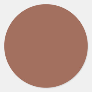 Sticker Rond MARIAGE Monochrome Terracotta Foncé BUDGET