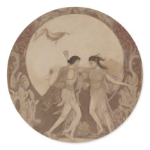 Mariage sumérien sous la lune d'automne