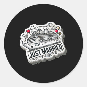 Sticker Rond Marié 2025 Cercles Mariages Correspondant Couple N