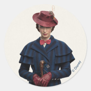 Sticker Rond Marie Poppins