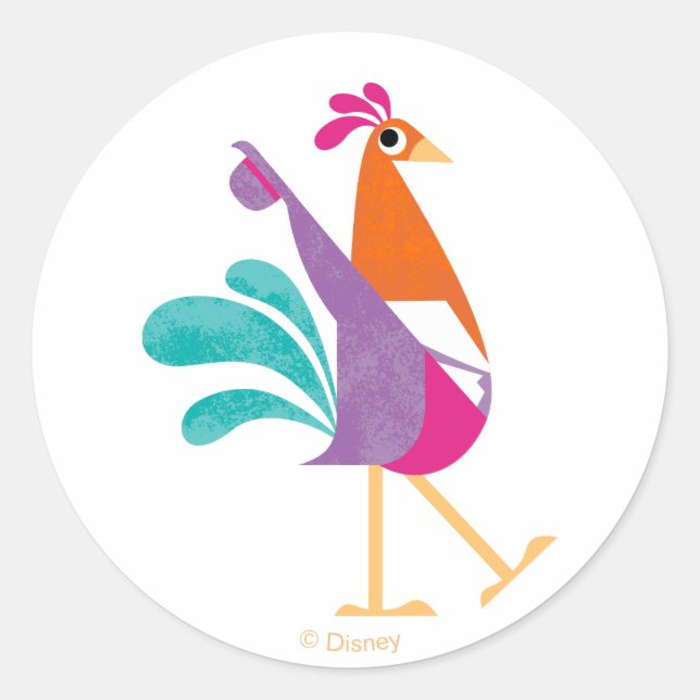 Sticker Rond Marie Poppins| Poulet (Devant)
