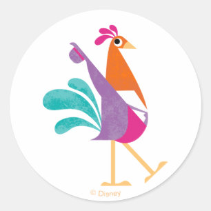 Sticker Rond Marie Poppins  Poulet