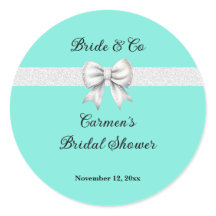 Mariée et Cie. Arc Bow en paillettes blanches pour