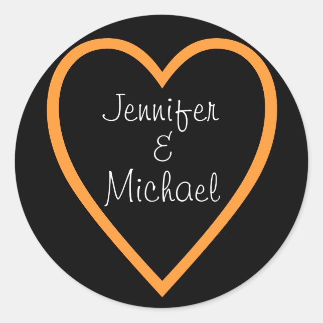 Sticker Rond Mariée et salle de réunion (personnalisable) (Devant)