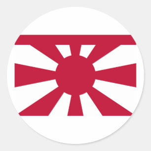 Sticker Rond Marine japonaise impériale standard de