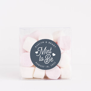 Sticker Rond Marine Monnaie à être personnalisée mariage Fave