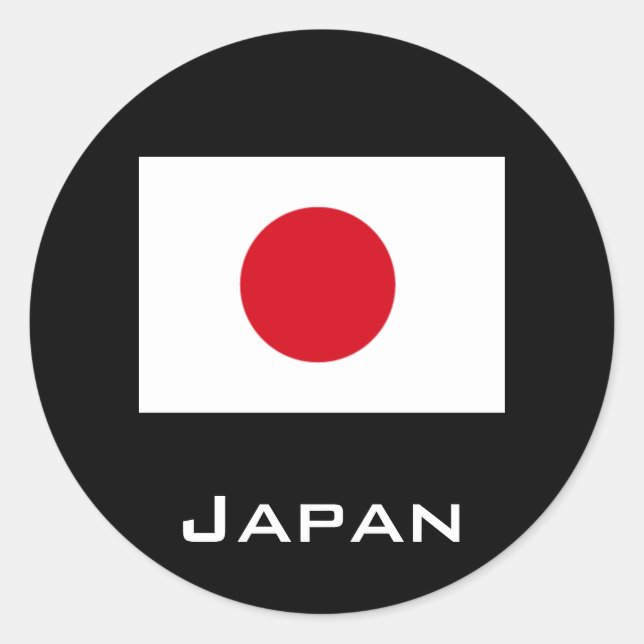 Sticker Rond Marqueurs japonais (Devant)