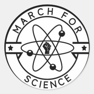 Sticker Rond mars_for science
