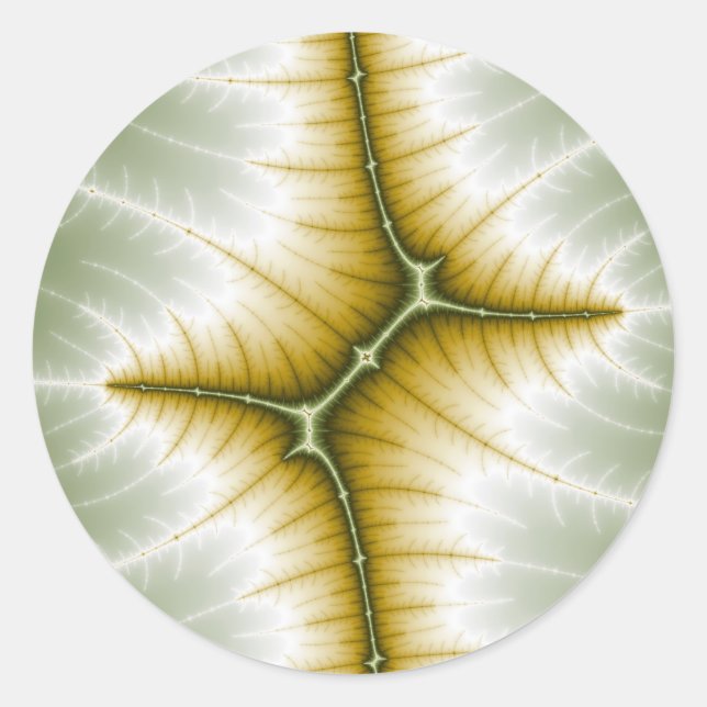 Sticker Rond Mart - Fractal (Devant)