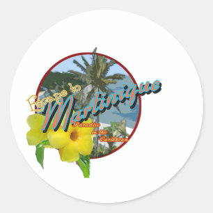 Sticker Rond martinique2