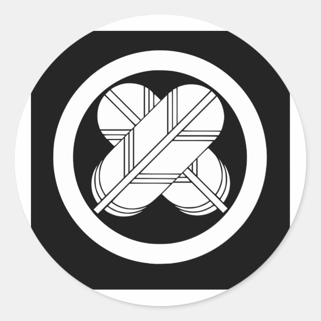 Sticker Rond Maru chigai taka, Japon (Devant)