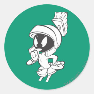Sticker Rond MARVIN LE MARTIAN™ EXpressif