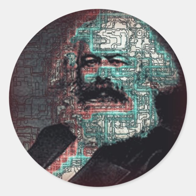 Sticker Rond Marx (Devant)