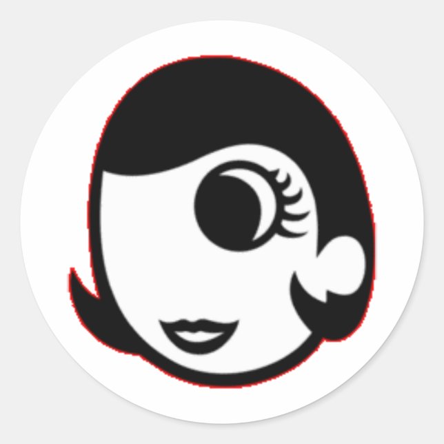 Sticker Rond Mary Prankster (Devant)