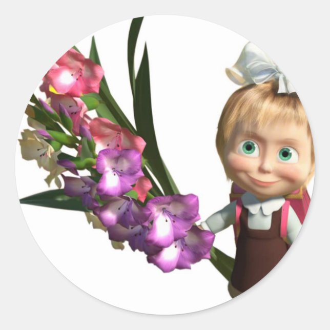 Sticker Rond masha (Devant)