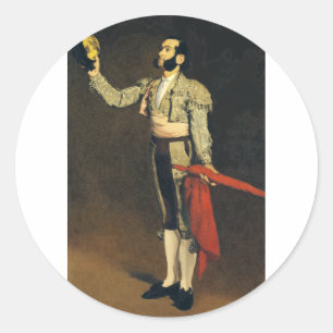 Sticker Rond Matador espagnol par Edouard Manet