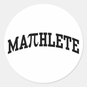 Sticker Rond Mathlete