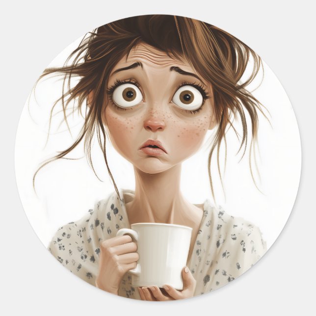 Sticker Rond Matin Mayhem (Devant)