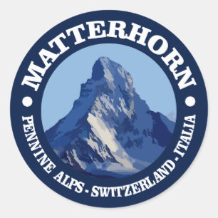 Sticker Rond Matterhorn (rd)