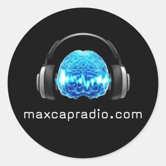 Sticker Rond maxcapsticker (Devant)