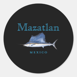 Sticker Rond Mazatlan Mexique